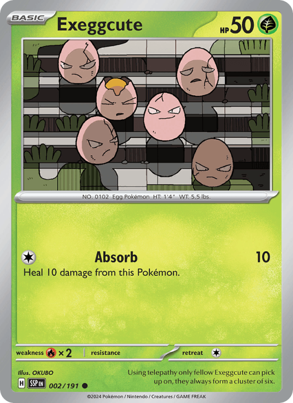 Exeggcute 002/191 — Surging Sparks