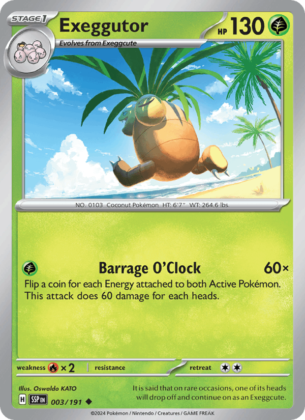 Exeggutor 003/191 — Surging Sparks