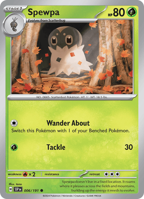 Spewpa 006/191 — Surging Sparks