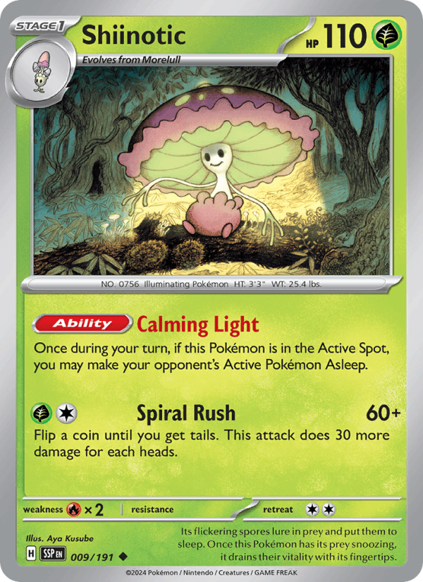 Shiinotic 009/191 — Surging Sparks