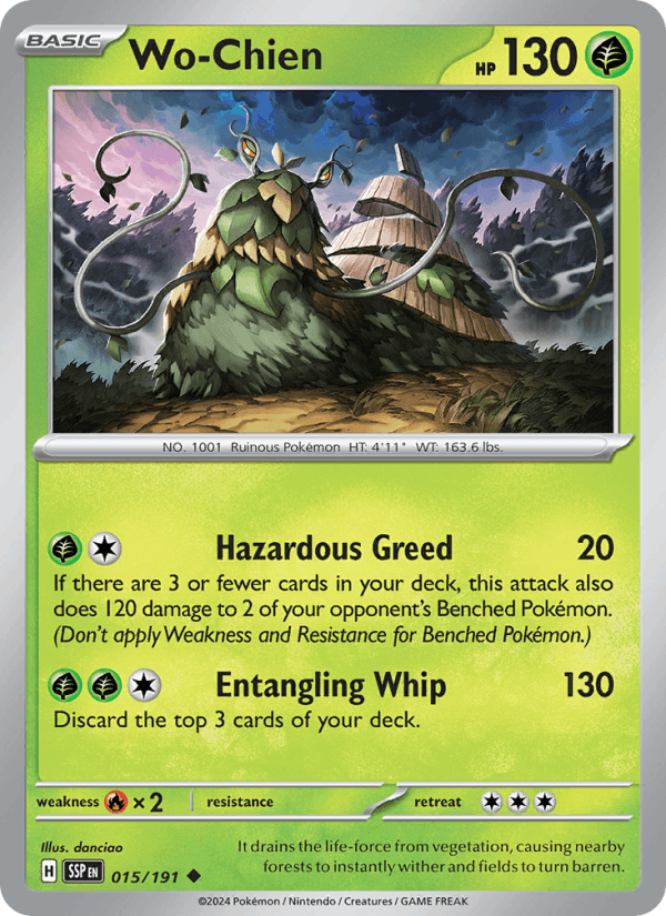 Wo-Chien 015/191 — Surging Sparks