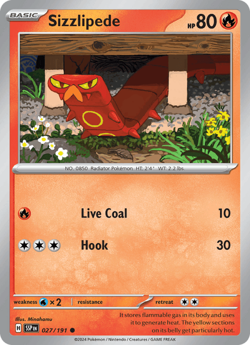 Sizzlipede 027/191 — Surging Sparks