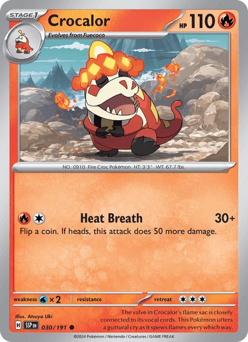 Crocalor 030/191 — Surging Sparks