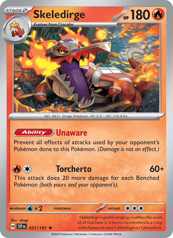Skeledirge 031/191 — Surging Sparks