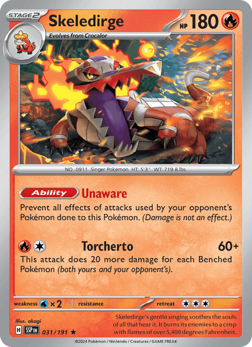 Skeledirge 031/191 — Surging Sparks
