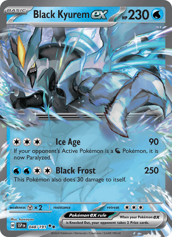 Black Kyurem ex 048/191 — Surging Sparks
