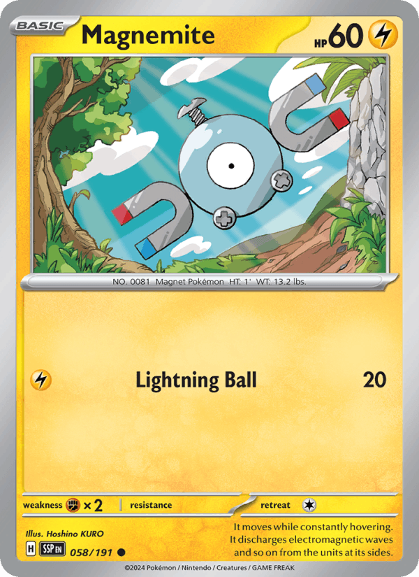 Magnemite 058/191 — Surging Sparks