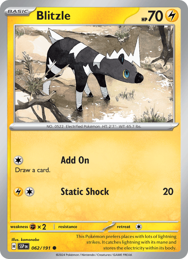 Blitzle 062/191 — Surging Sparks