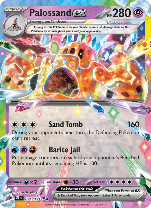 Palossand ex 091/191 — Surging Sparks