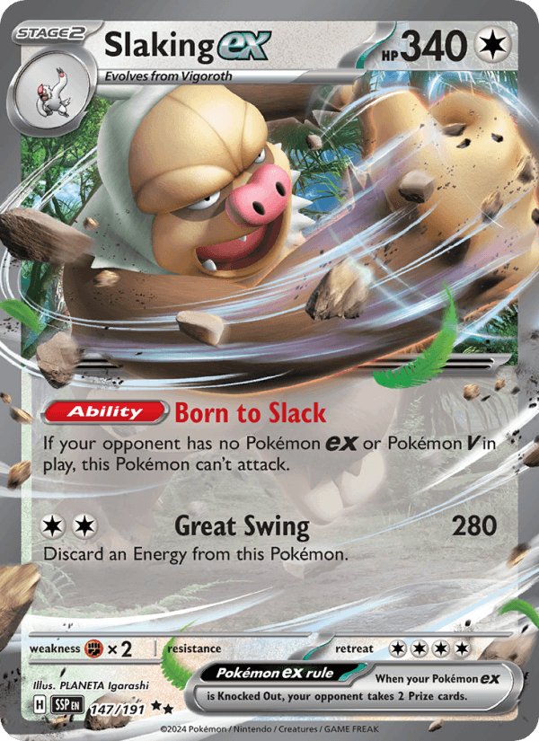 147/191 — Slaking ex — Surging Sparks
