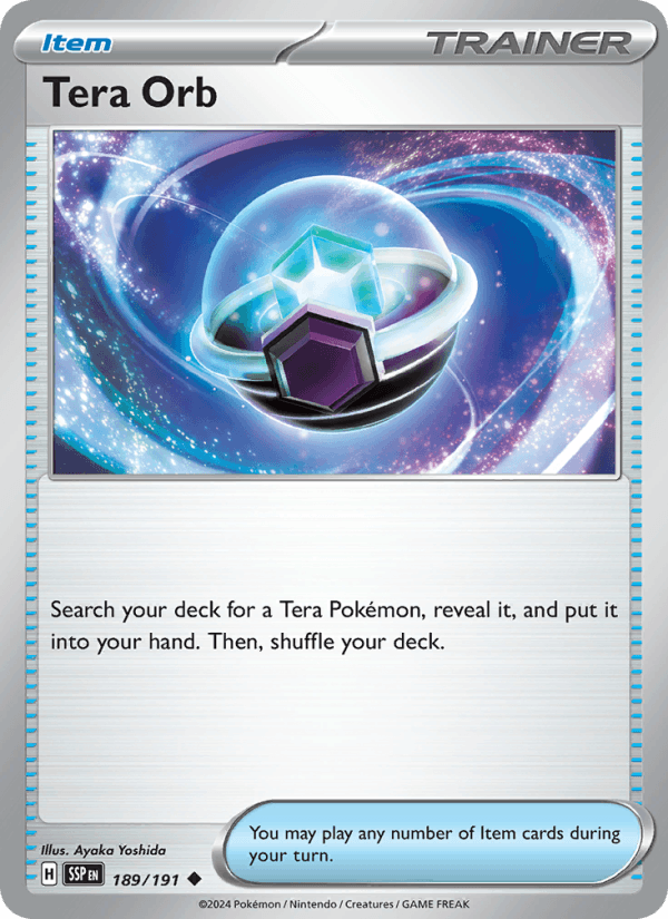 189/191 — Tera Orb — Surging Sparks