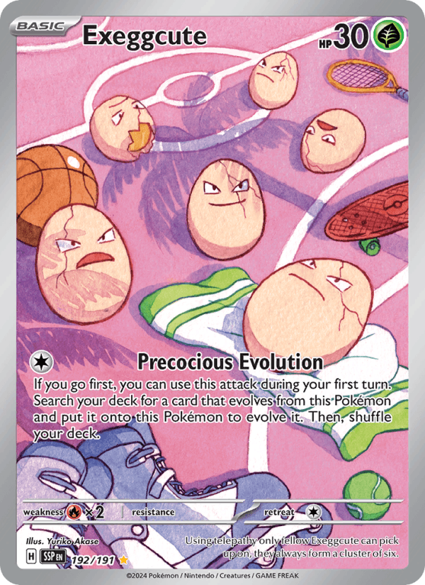 192/191 — Exeggcute — Surging Sparks