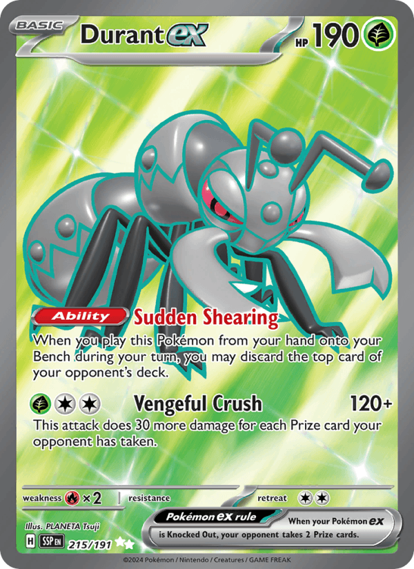 215/191 — Durant ex — Surging Sparks