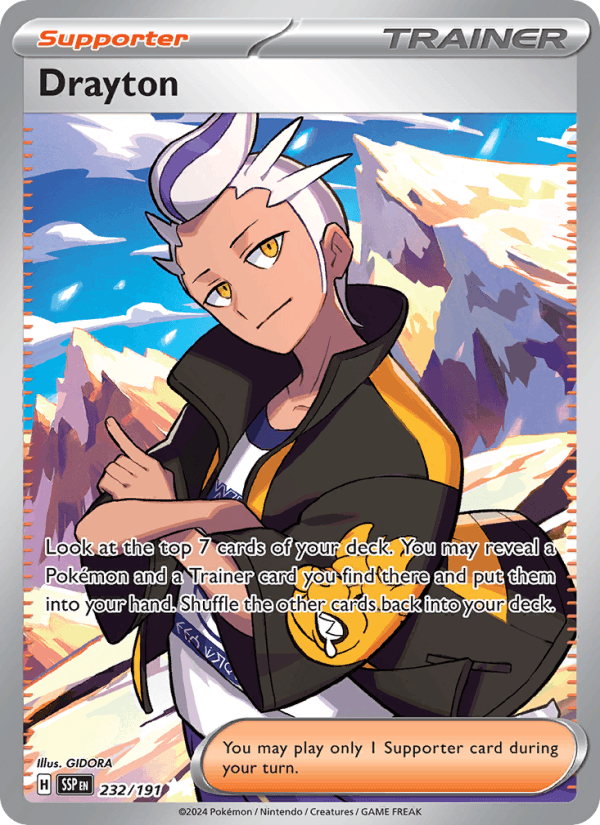 232/191 — Drayton — Surging Sparks