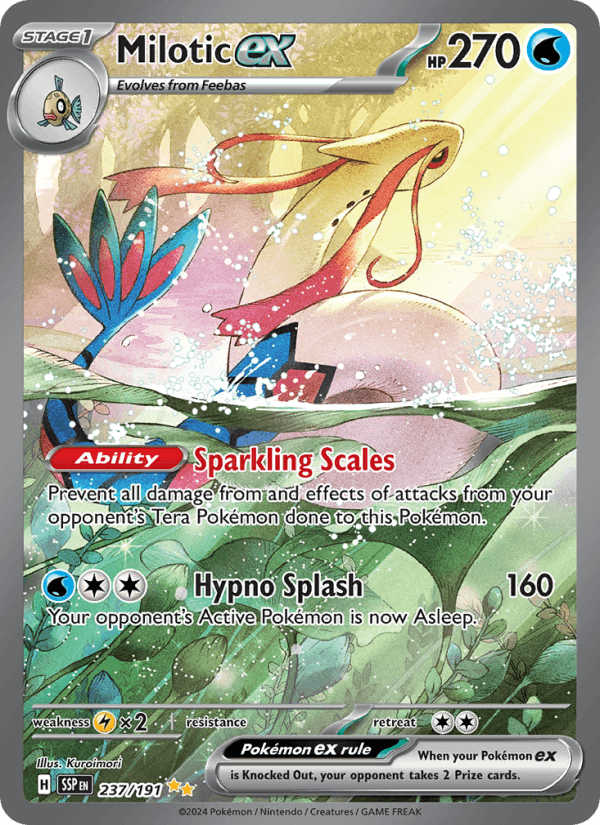 237/191 — Milotic ex — Surging Sparks