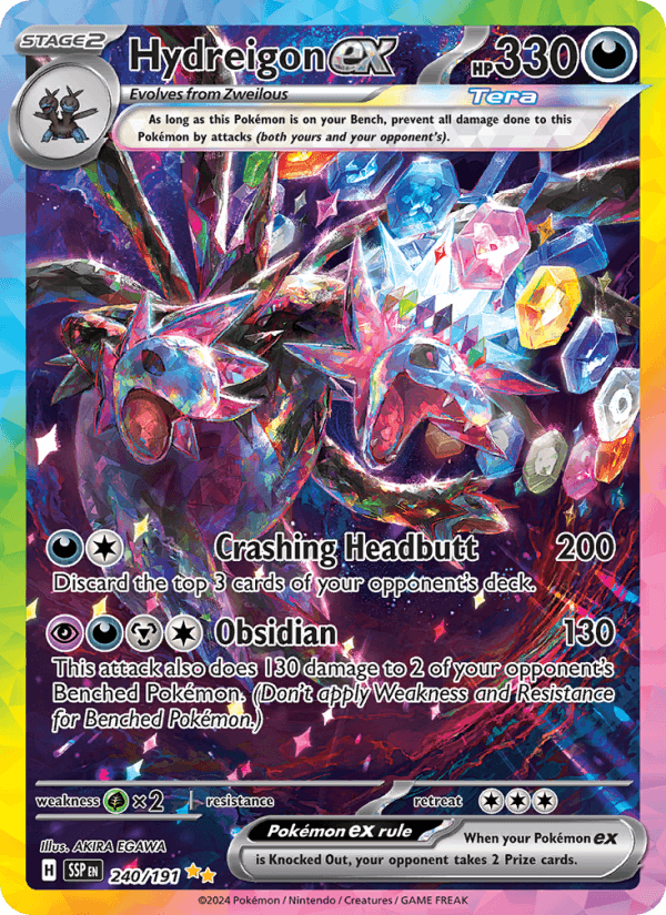 240/191 — Hydreigon ex — Surging Sparks