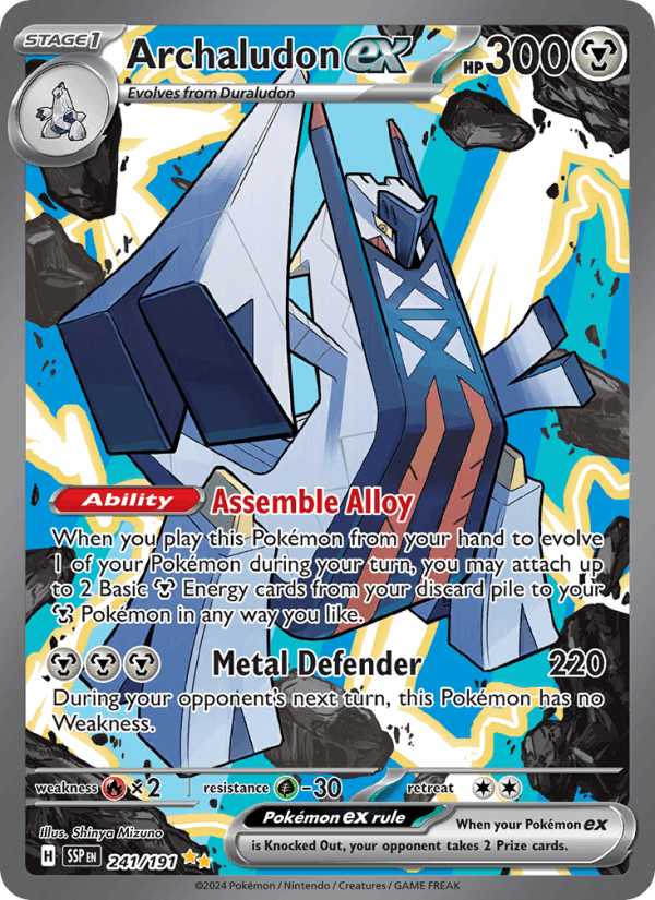 241/191 — Archaludon ex — Surging Sparks