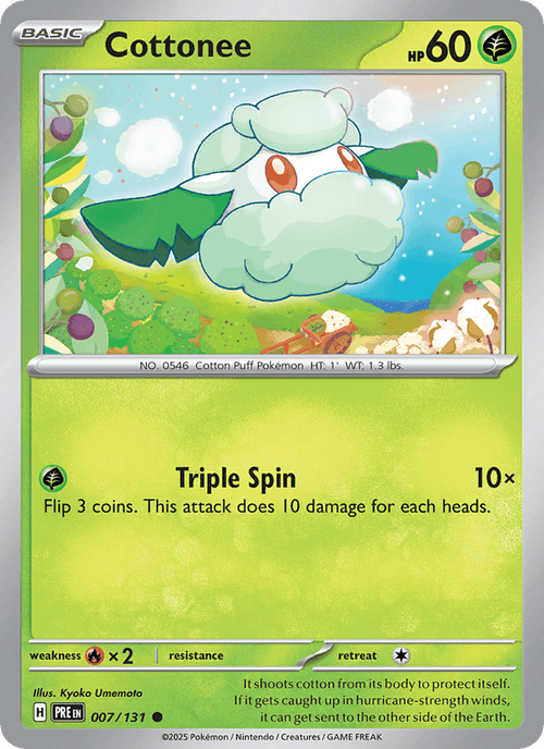 Cottonee 007/131 — Prismatic Evolutions