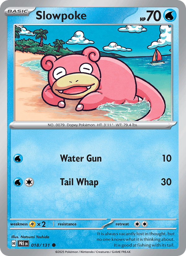 Slowpoke 018/131 — Prismatic Evolutions