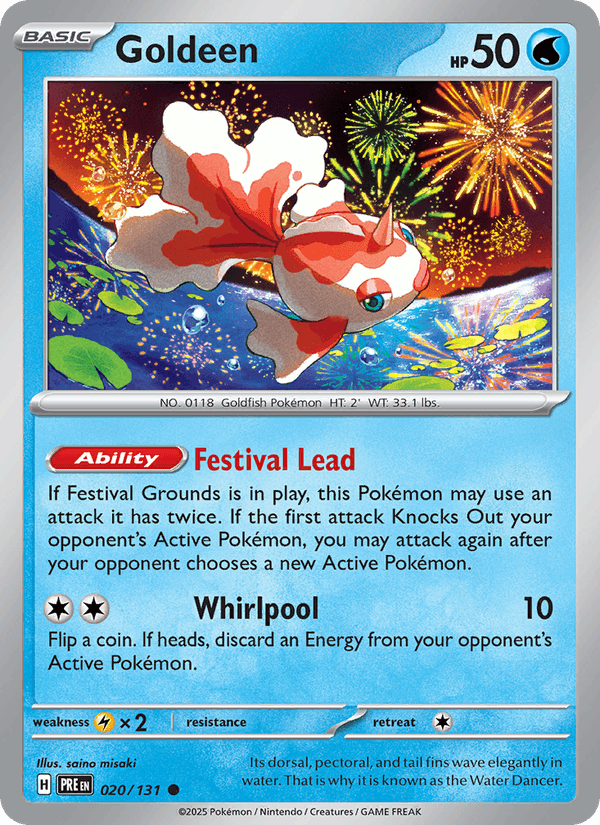 Goldeen 020/131 — Prismatic Evolutions