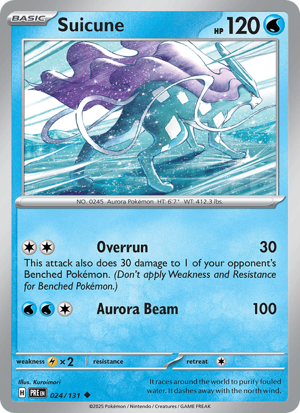 Suicune 024/131 — Prismatic Evolutions
