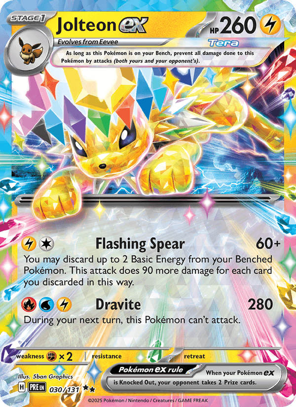 Jolteon ex 030/131 — Prismatic Evolutions