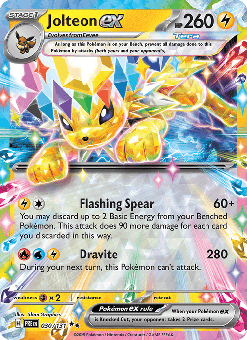 Jolteon ex 030/131 — Prismatic Evolutions