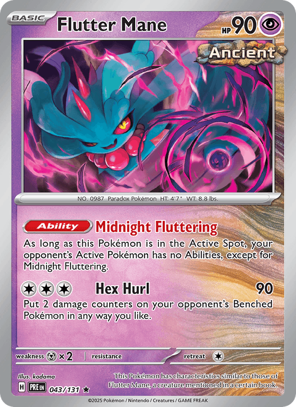 Flutter Mane 043/131 — Prismatic Evolutions