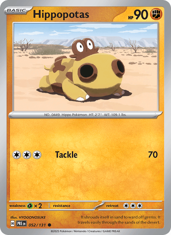 Hippopotas 052/131 — Prismatic Evolutions