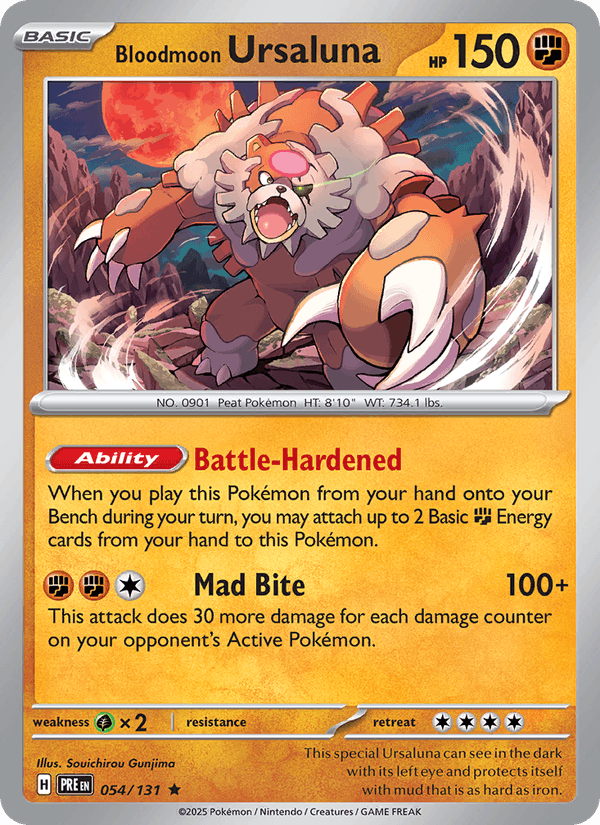 Bloodmoon Ursaluna 054/131 — Prismatic Evolutions