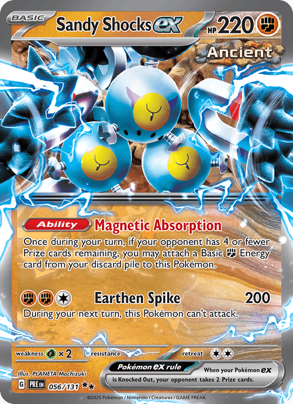 Sandy Shocks ex 056/131 — Prismatic Evolutions