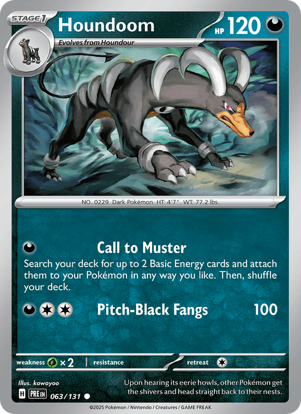 Houndoom 063/131 — Prismatic Evolutions