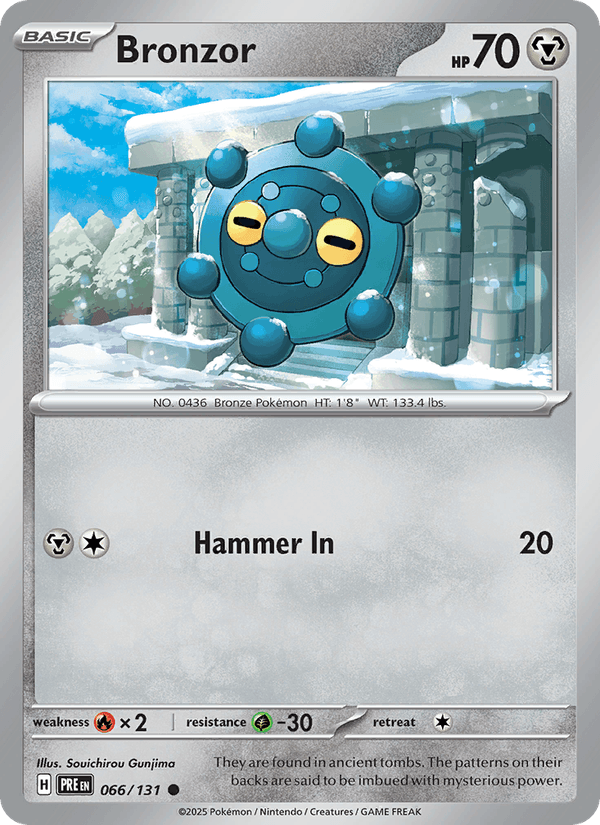 Bronzor 066/131 — Prismatic Evolutions
