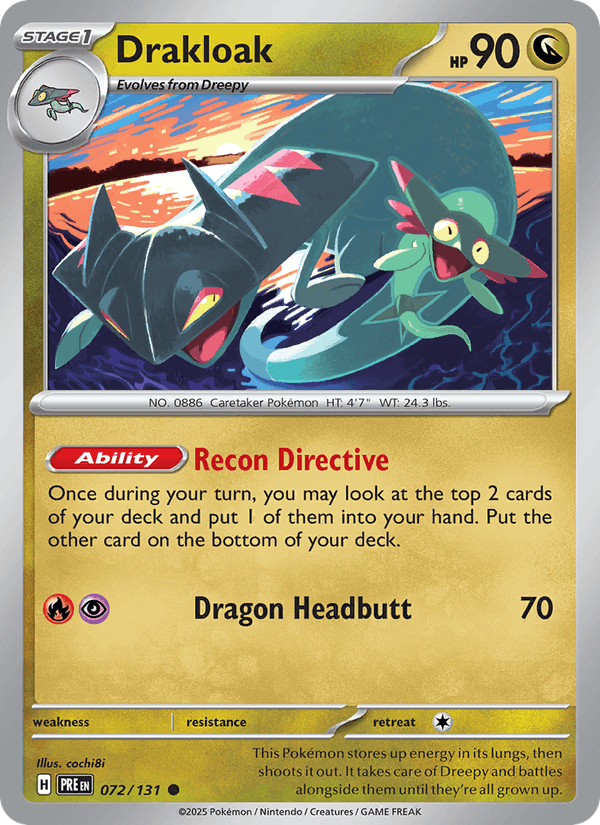 Drakloak 072/131 — Prismatic Evolutions