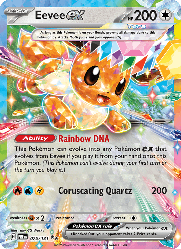 Eevee ex 075/131 — Prismatic Evolutions