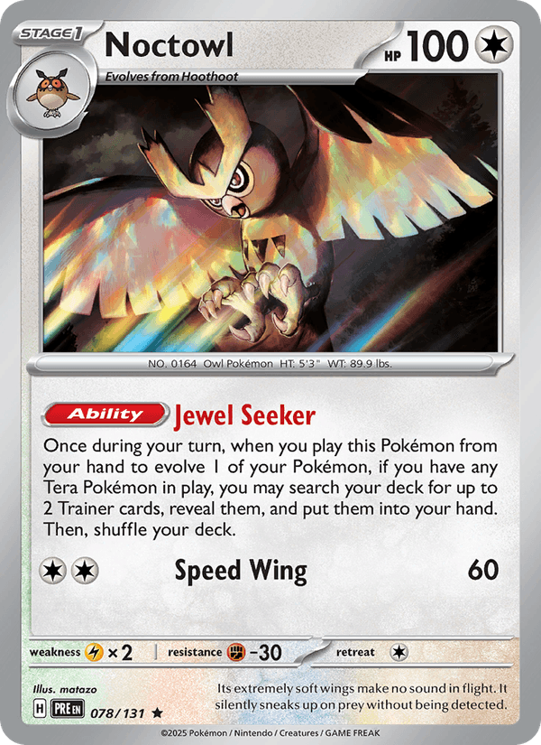 Noctowl 078/131 — Prismatic Evolutions