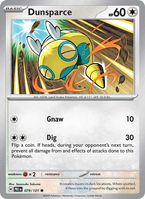 Dunsparce 079/131 — Prismatic Evolutions