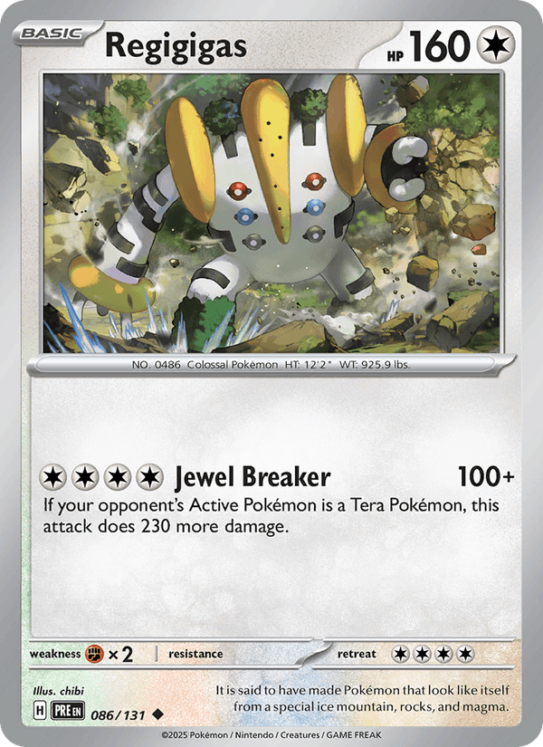 Regigigas 086/131 — Prismatic Evolutions