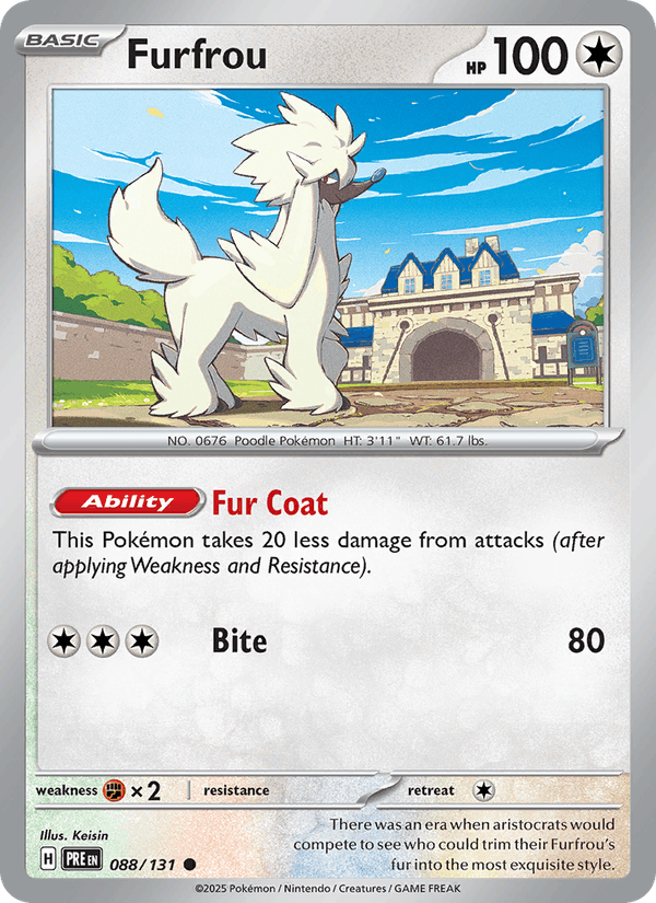 Furfrou 088/131 — Prismatic Evolutions