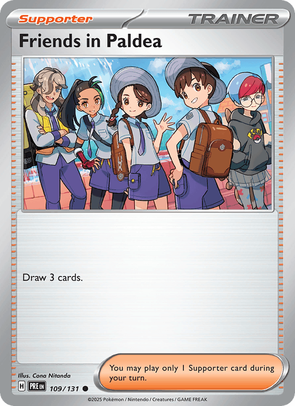Friends in Paldea 109/131 — Prismatic Evolutions