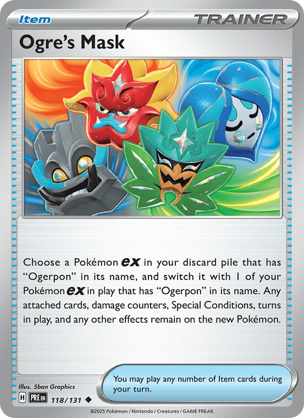 Ogre's Mask 118/131 — Prismatic Evolutions