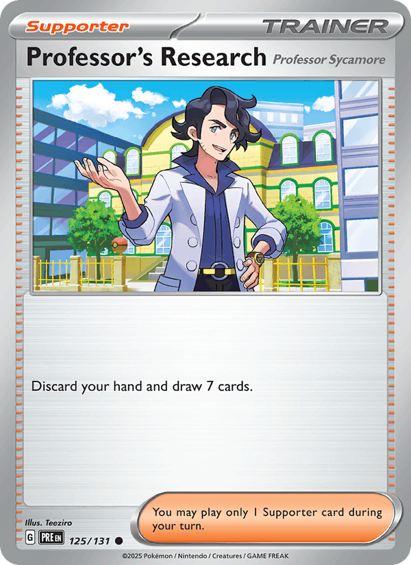 Professor's Research 125/131 — Prismatic Evolutions
