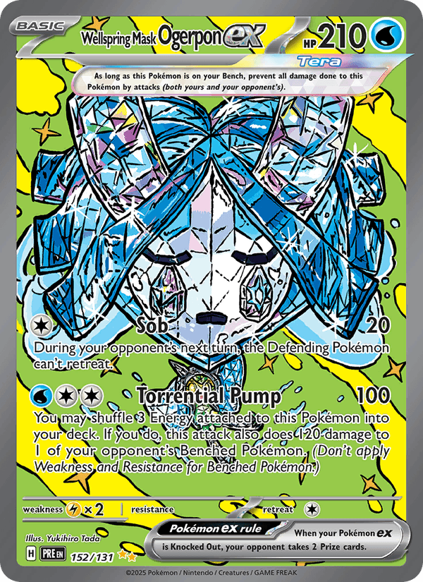 Wellspring Mask Ogerpon ex 152/131 — Prismatic Evolutions