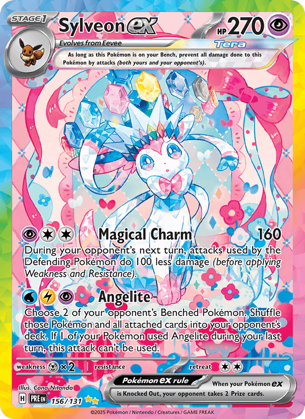 Sylveon ex 156/131 — Prismatic Evolutions