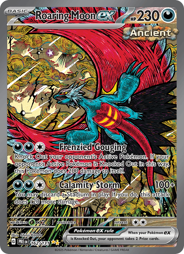 Roaring Moon ex 162/131 — Prismatic Evolutions