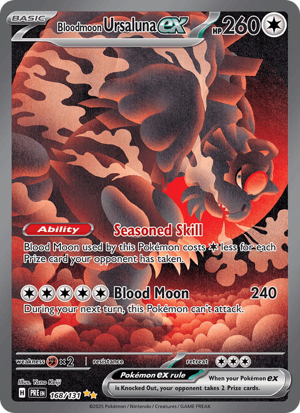 Bloodmoon Ursaluna ex 168/131 — Prismatic Evolutions