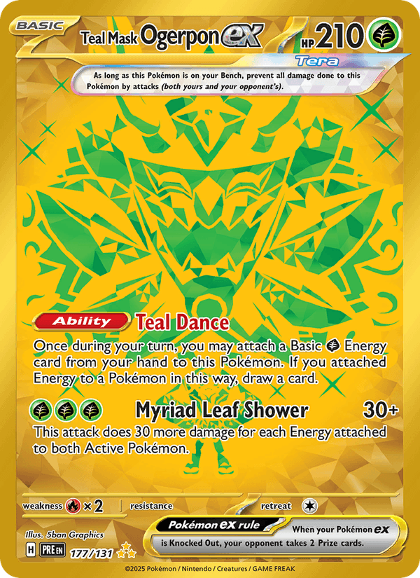 Teal Mask Ogerpon ex 177/131 — Prismatic Evolutions