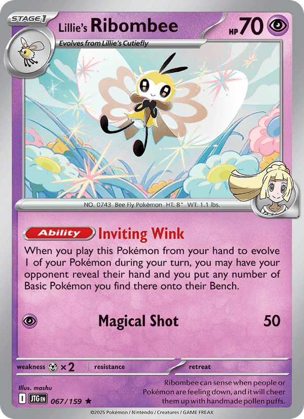 067/159 — Lillie's Ribombee — Journey Together
