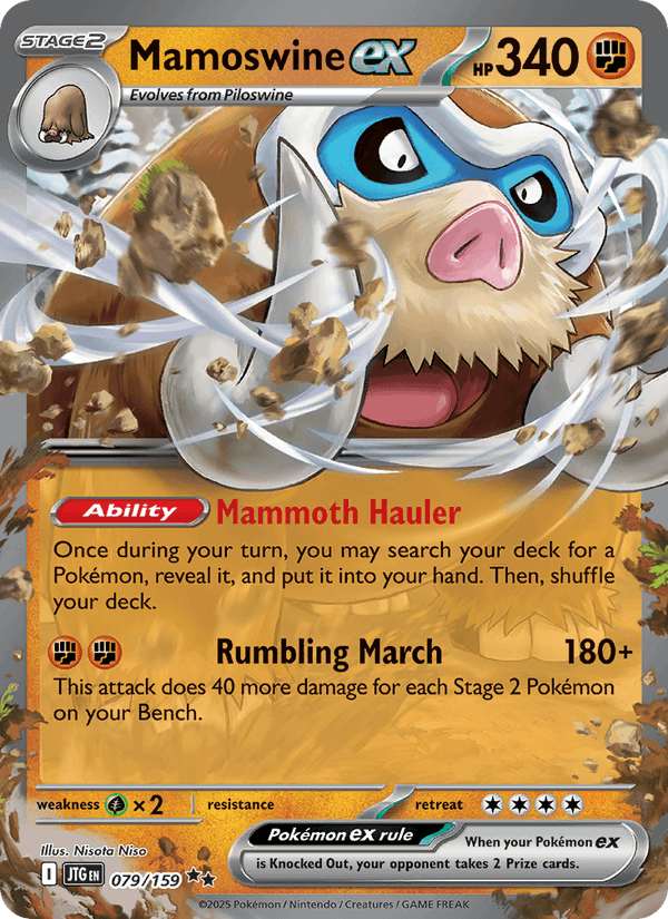 079/159 — Mamoswine ex — Journey Together