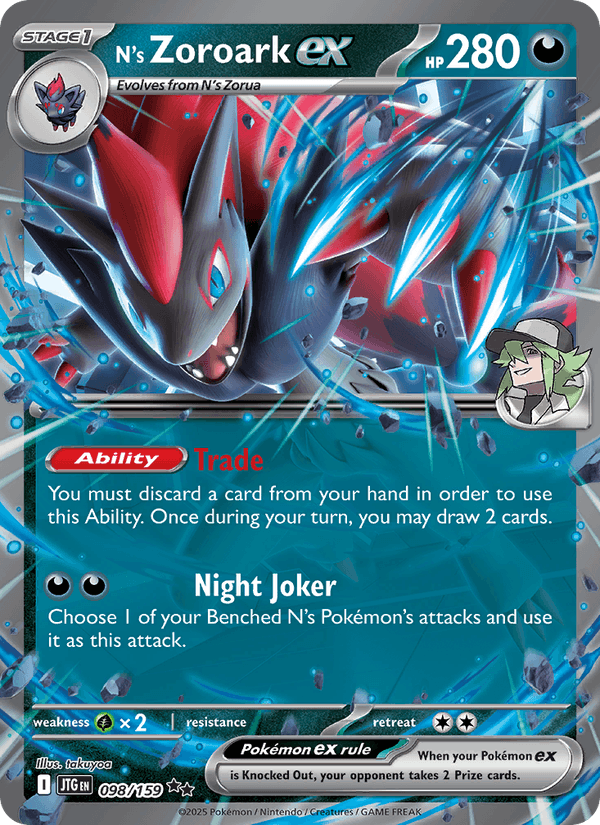 098/159 — N's Zoroark ex — Journey Together